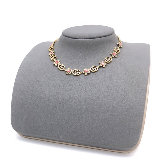 Geometric Emblem Pendant Necklace in Polished Metal-Tone – Design 002 main product view