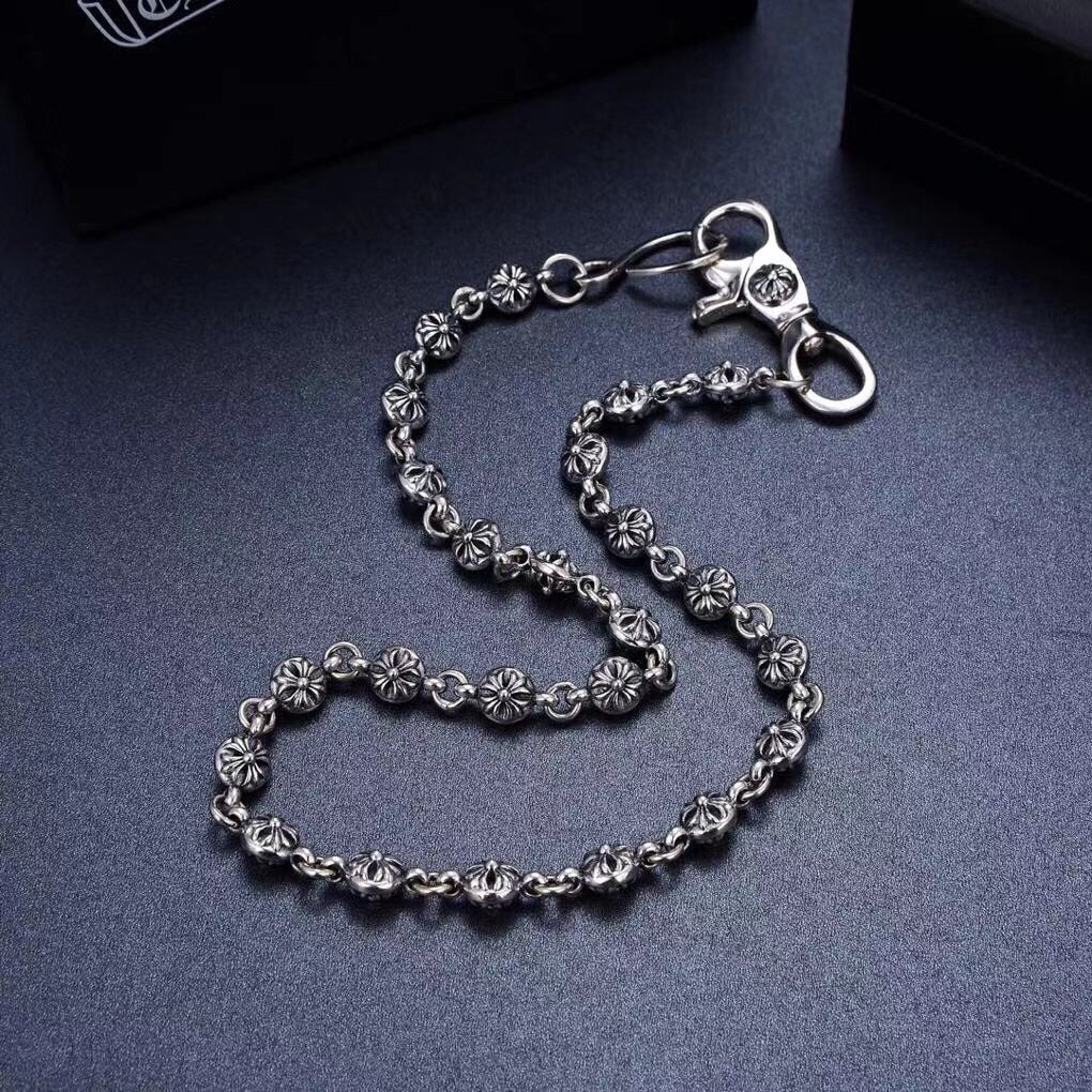 Signature Emblem Jewelry Accessory in Polished Metal-Tone – Design 046 detail view