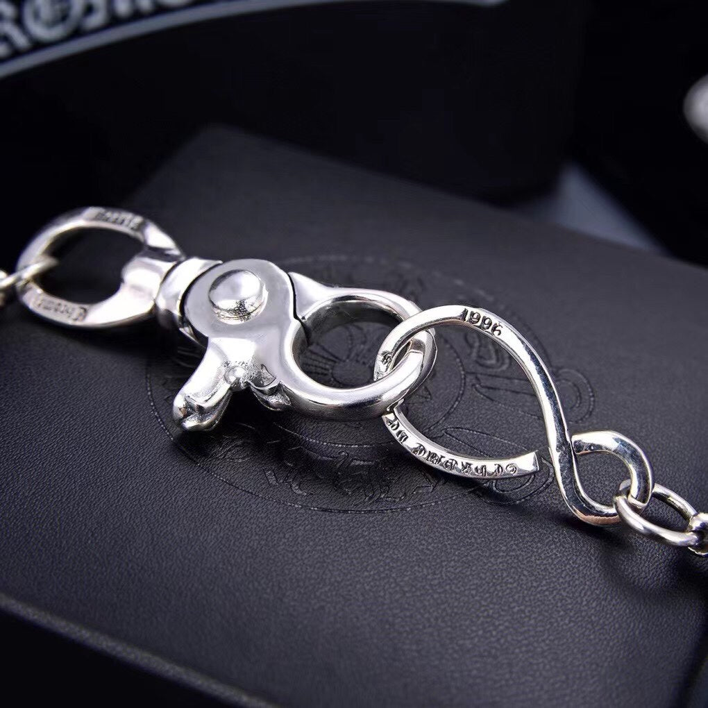 Signature Emblem Jewelry Accessory in Polished Metal-Tone – Design 046 main product view