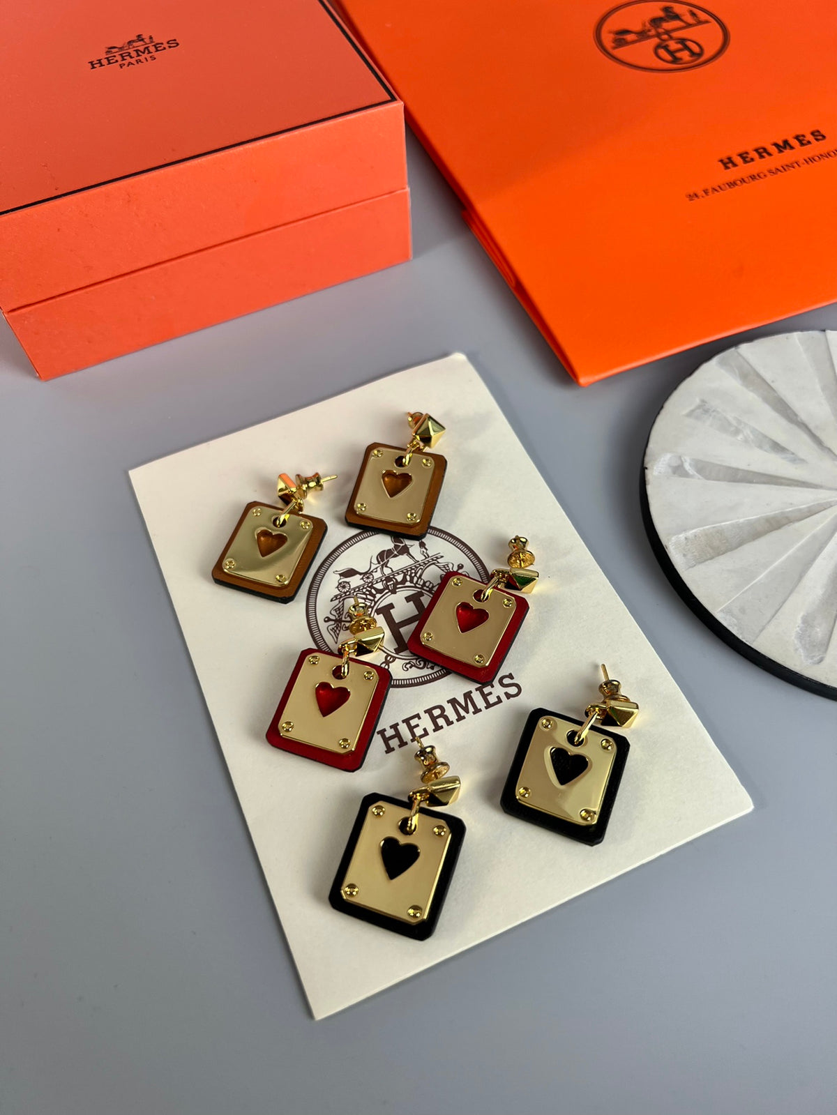 Horse Statement Earrings in Gold-Tone main product view