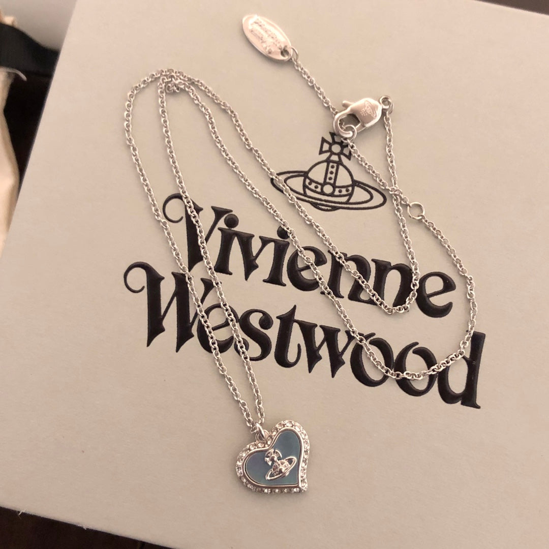 Orb Pendant Necklace in Silver-Tone – Silver Detail front product view