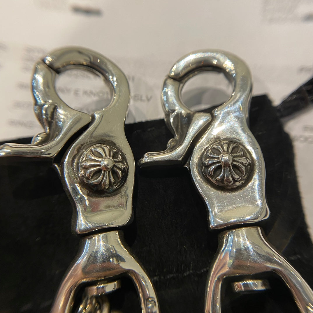 Signature Emblem Jewelry Accessory in Polished Metal-Tone – Design 045 close-up detail