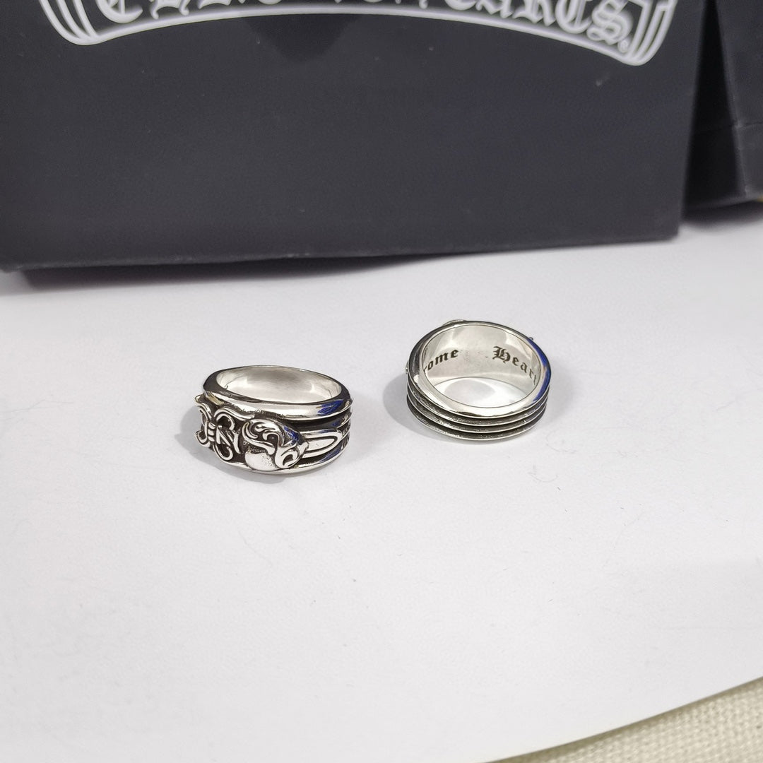 Dagger Statement Ring in Metal-Tone front product view