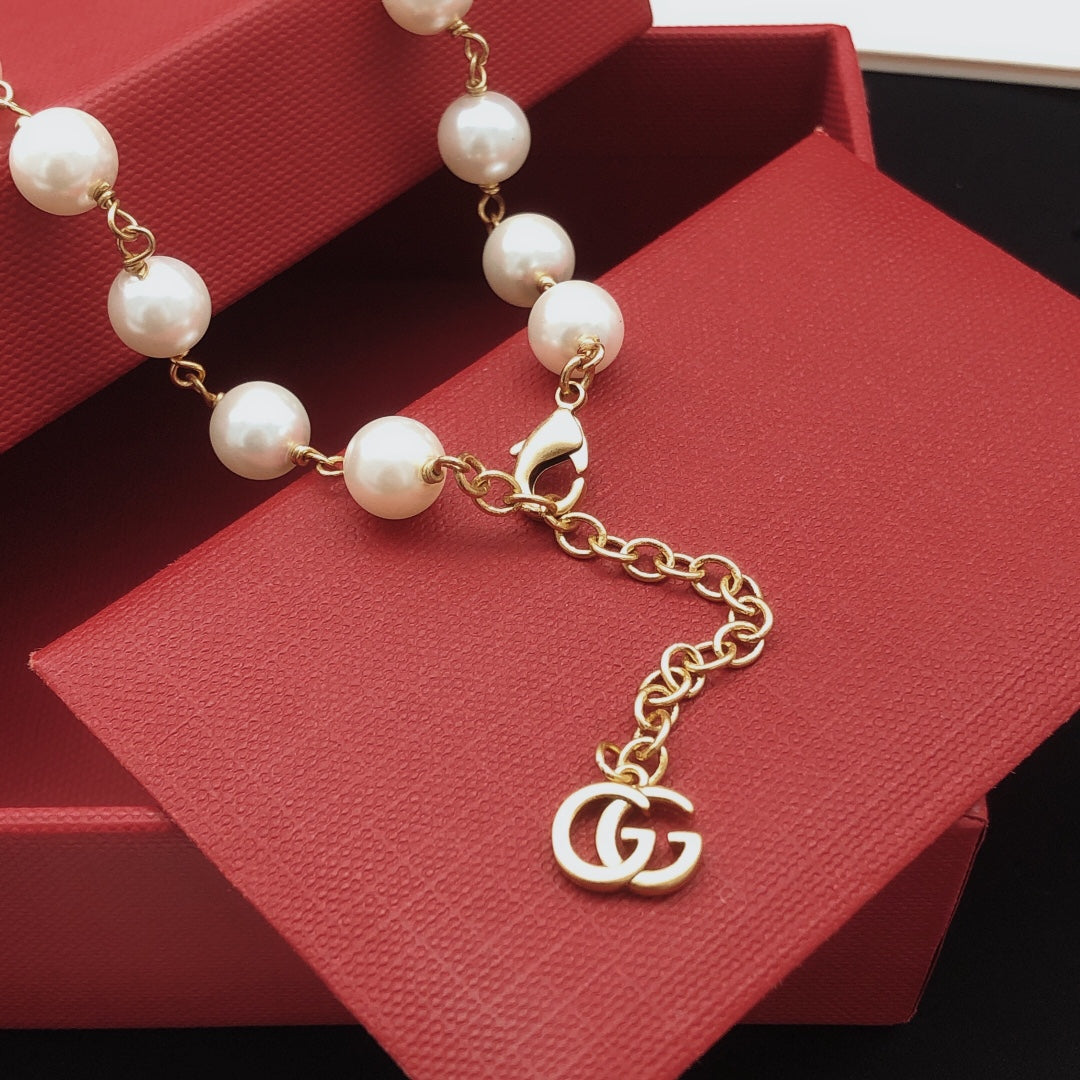 Geometric Emblem Pendant Necklace in Gold-Tone – Design 012 main product view