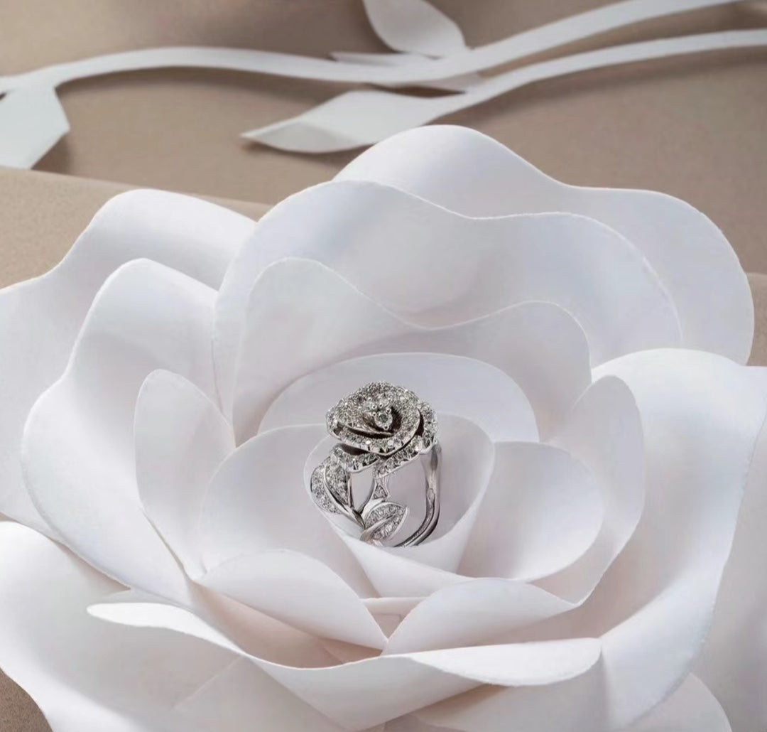 Signature Emblem Statement Ring in Gold-Tone – Design 002 main product view