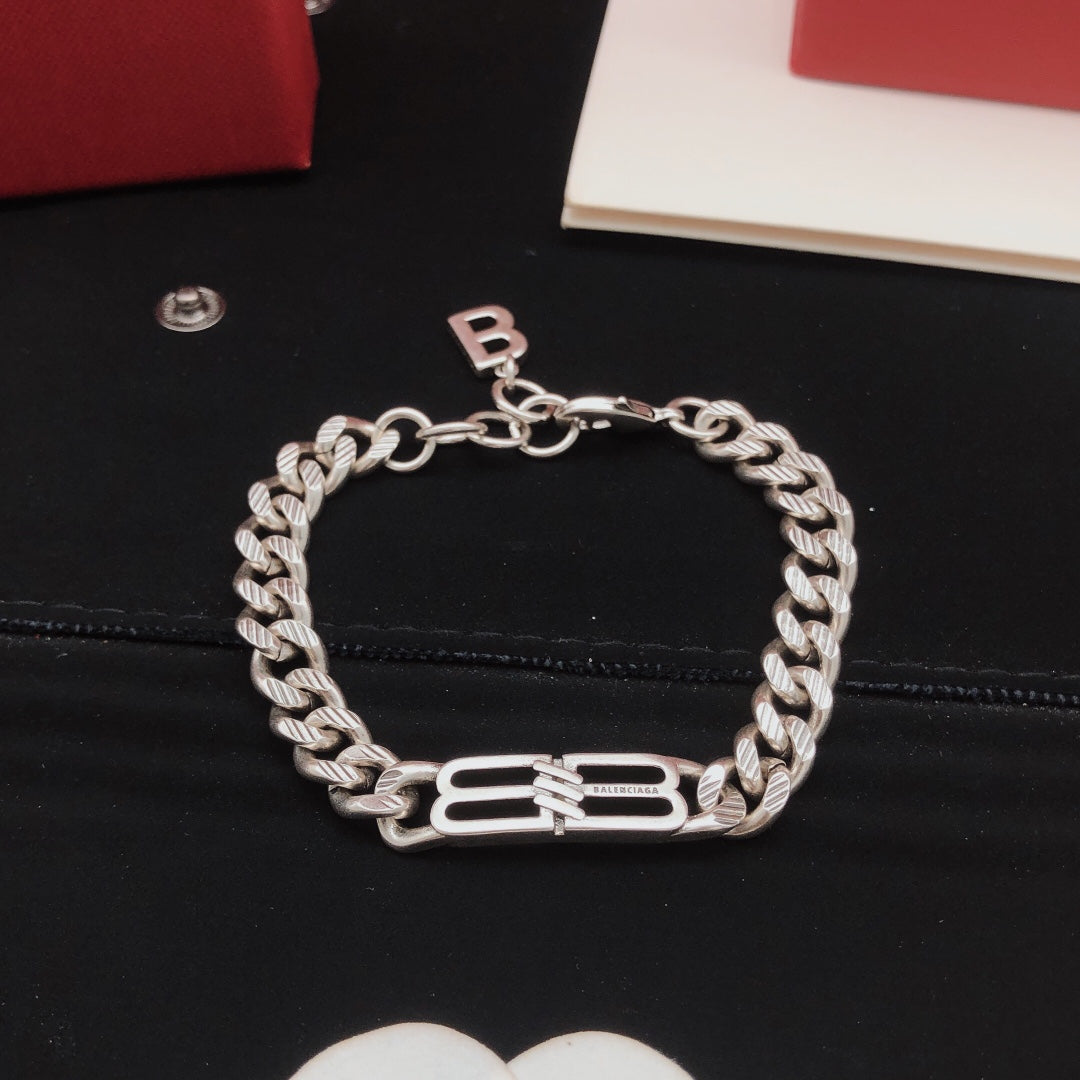 Geometric Emblem Bracelet in Gold-Tone styled product view