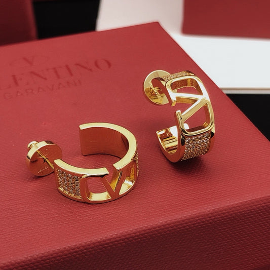 Moon Drop Earrings in Gold-Tone – Design 02 main product view