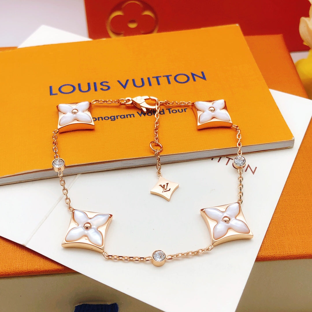 Geometric Emblem Bracelet in Rose-Gold-Tone – Rose Gold Detail – Design 012 main product view