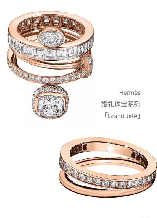 Horse Statement Ring in Polished Metal-Tone – Design 006 main product view
