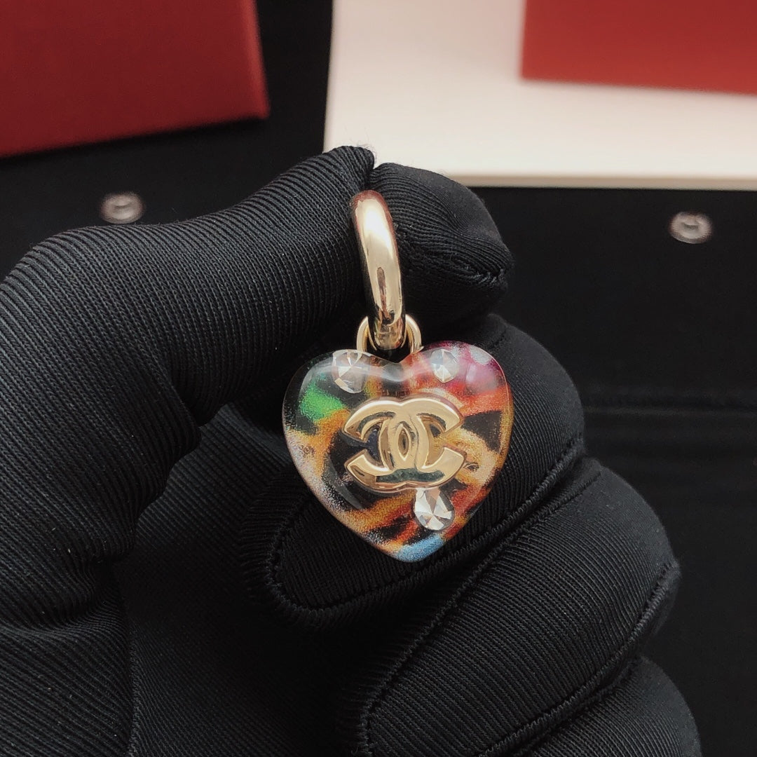 Heart Statement Earrings in Gold-Tone – Heart Detail front product view