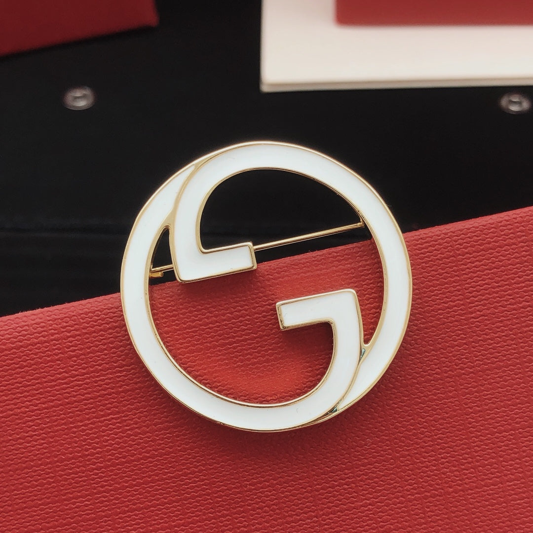 Geometric Emblem Jewelry Accessory in Gold-Tone – Design 007 main product view