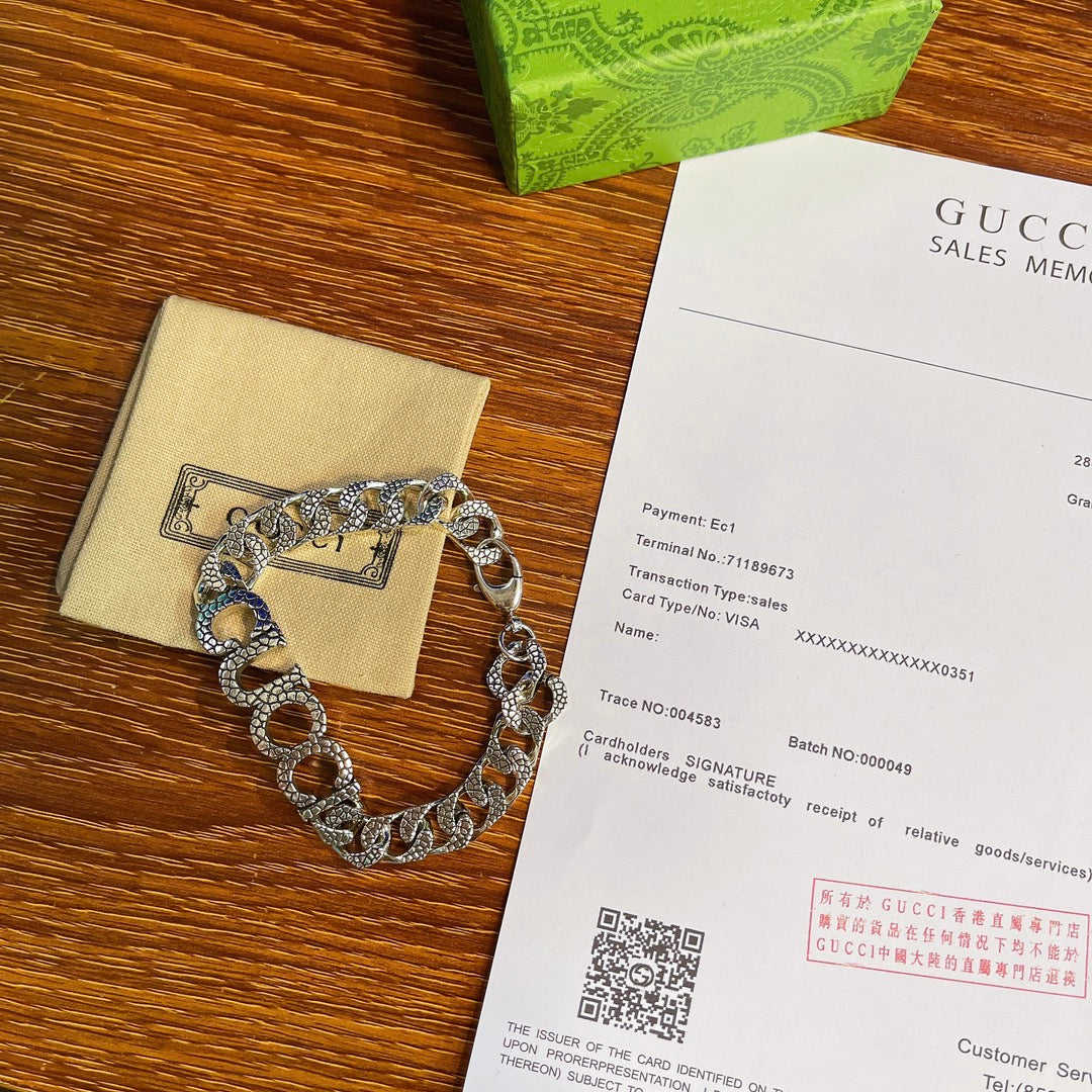 Geometric Emblem Bracelet in Polished Metal-Tone – Design 020 main product view