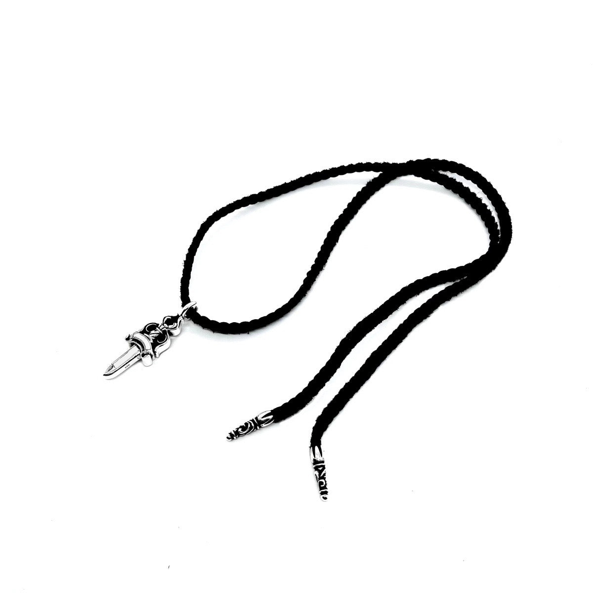 Signature Emblem Pendant Necklace in Polished Metal-Tone – Design 065 main product view