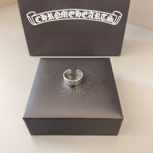 Gothic Emblem Statement Ring in Metal-Tone – Design 05 main product view