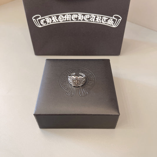 Gothic Emblem Statement Ring in Metal-Tone – Design 02 main product view