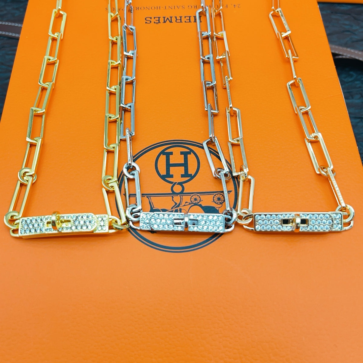 Toggle Pendant Necklace in Rose-Gold-Tone – Rose Gold Detail styled product view