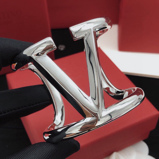 Signature Emblem Cuff Bracelet in Gold-Tone – Design 06 main product view