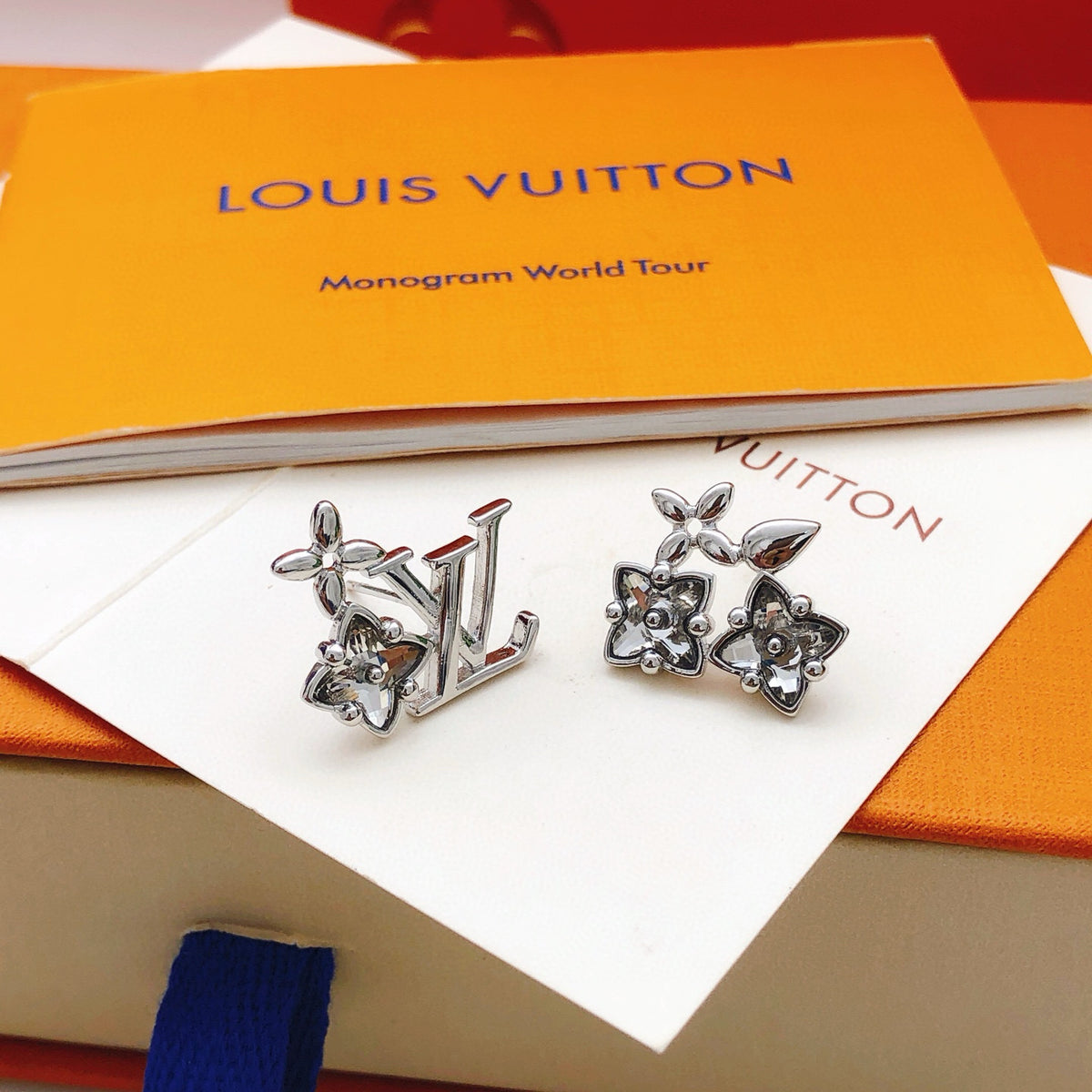 Geometric Emblem Fashion Accessory – Silver Detail – Design 005 front product view