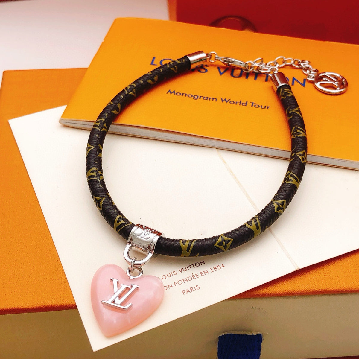 Heart Bangle in Gold-Tone – Design 004 main product view