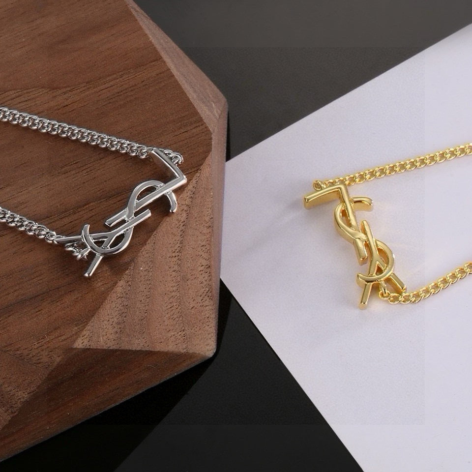 Geometric Emblem Bracelet in Polished Metal-Tone front product view