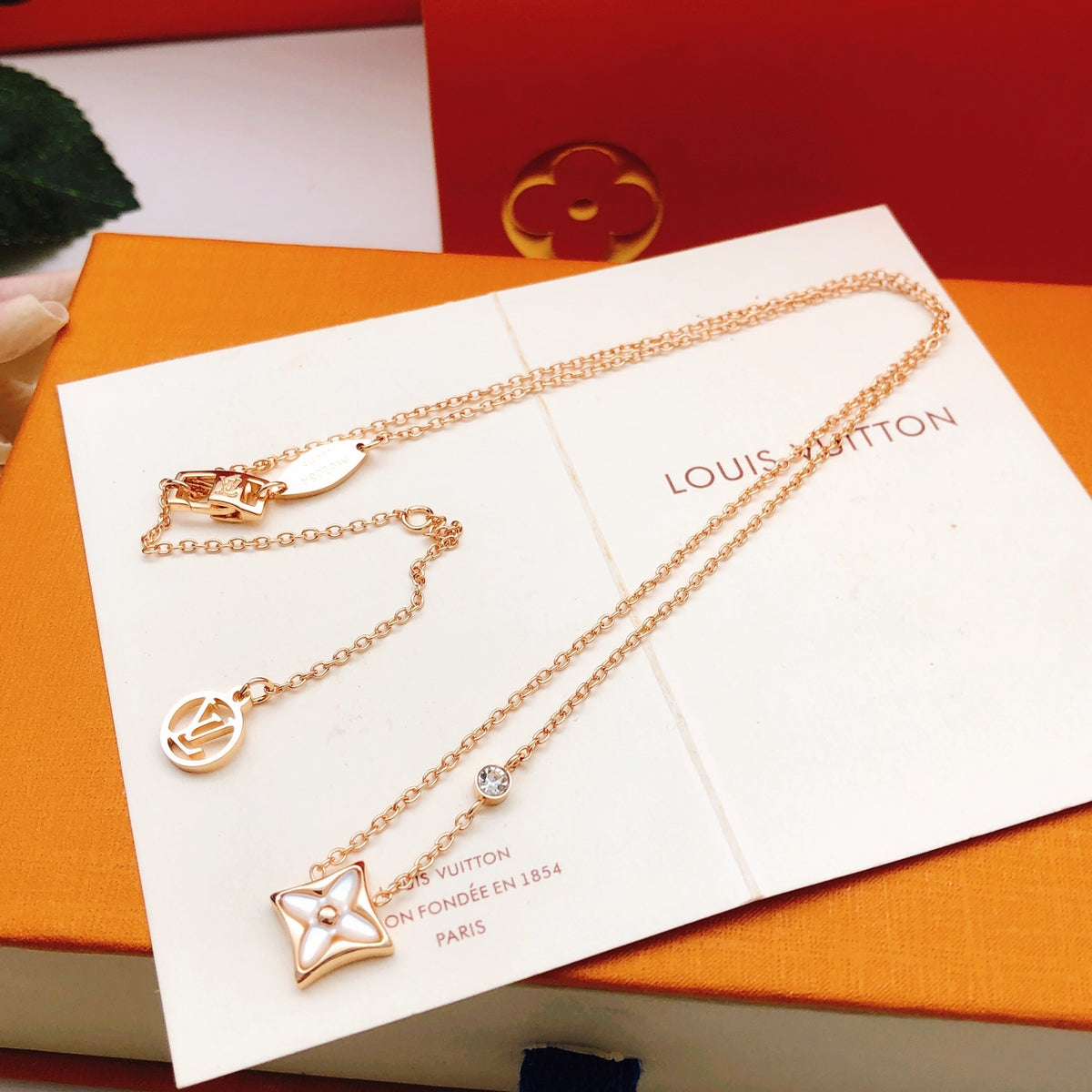 Geometric Emblem Fashion Accessory – Rose Gold Detail – Design 002 styled product view