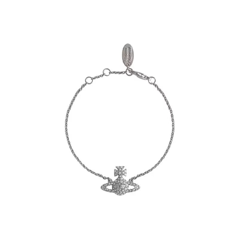 Orb Bracelet in Polished Metal-Tone – Design 001 detail view