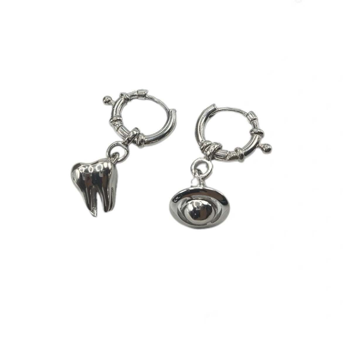 Orb Jewelry Accessory in Polished Metal-Tone – Design 004 close-up detail