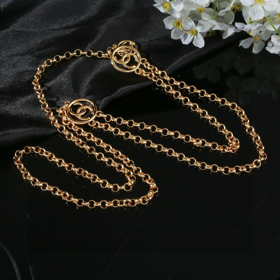 Signature Emblem Jewelry Accessory in Polished Metal-Tone – Design 052 detail view