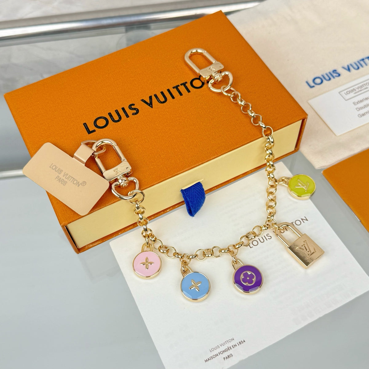 Floral Keychain – Design 004 front product view