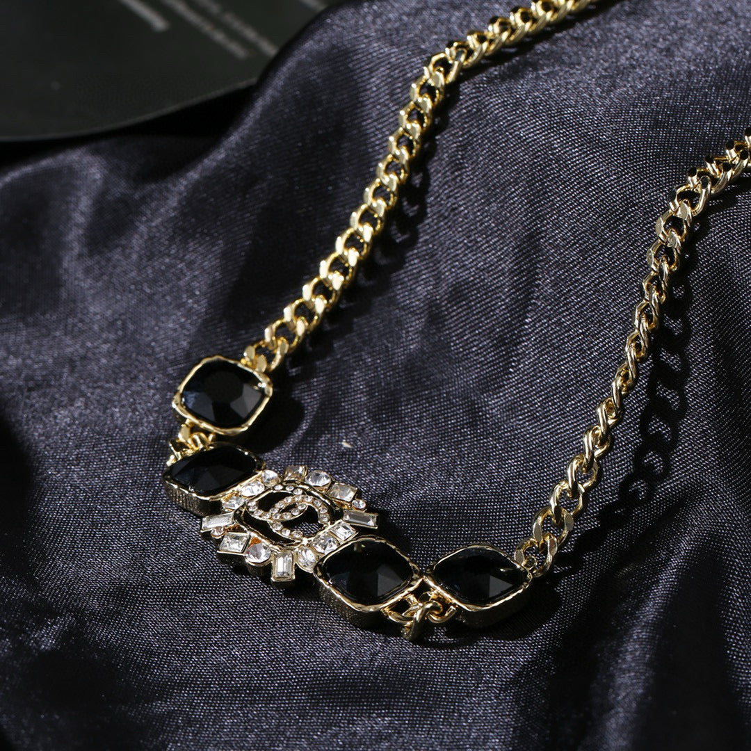 Signature Emblem Jewelry Accessory in Gold-Tone – Design 016 front product view