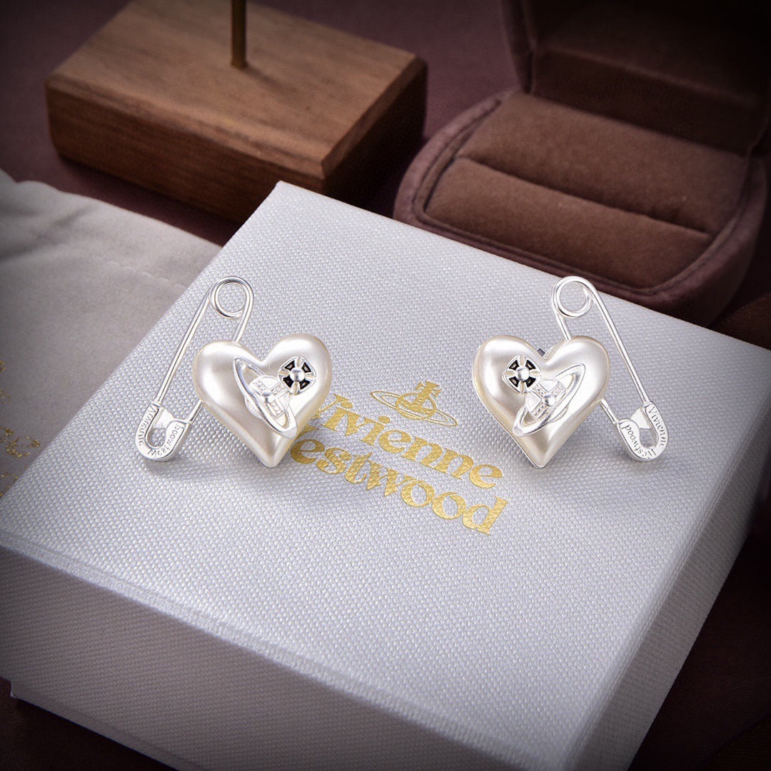 Orb Statement Earrings in Polished Metal-Tone – Design 007 main product view