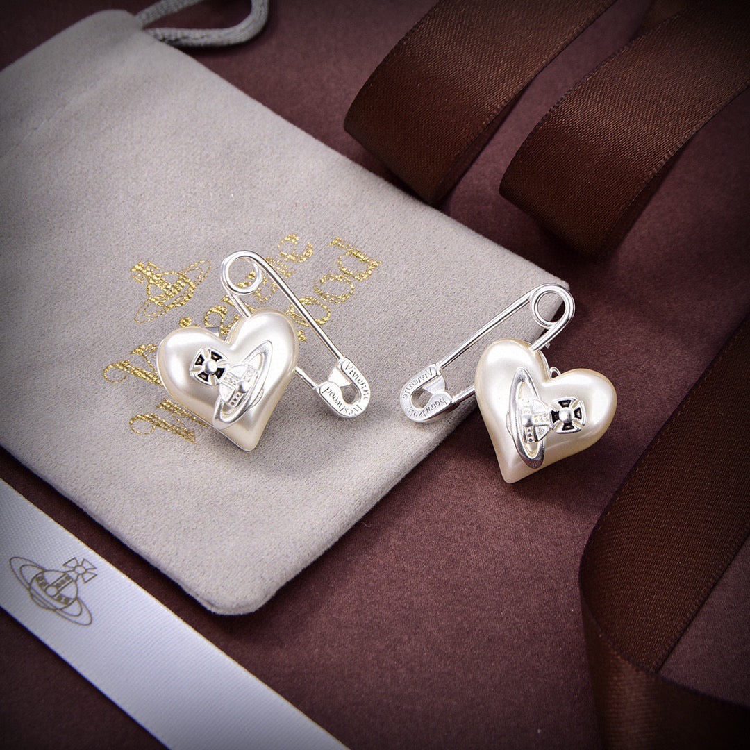 Orb Statement Earrings in Polished Metal-Tone – Design 006 close-up detail