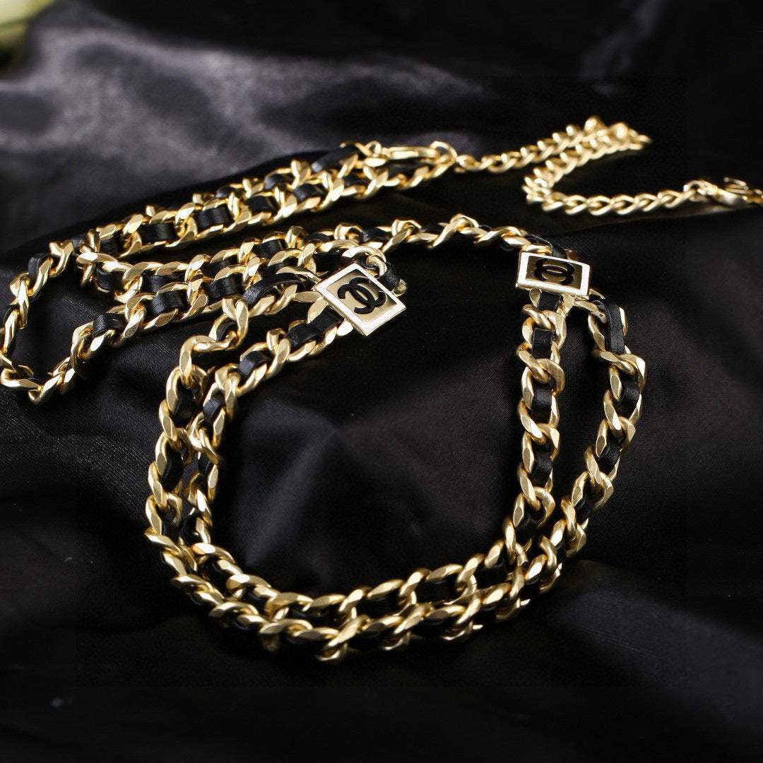 Double-C Emblem Jewelry Accessory in Gold-Tone – Design 001 main product view