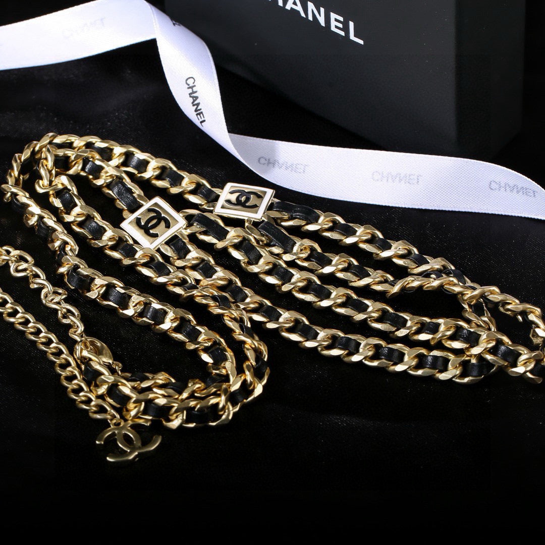 Double-C Emblem Jewelry Accessory in Gold-Tone – Design 001 main product view