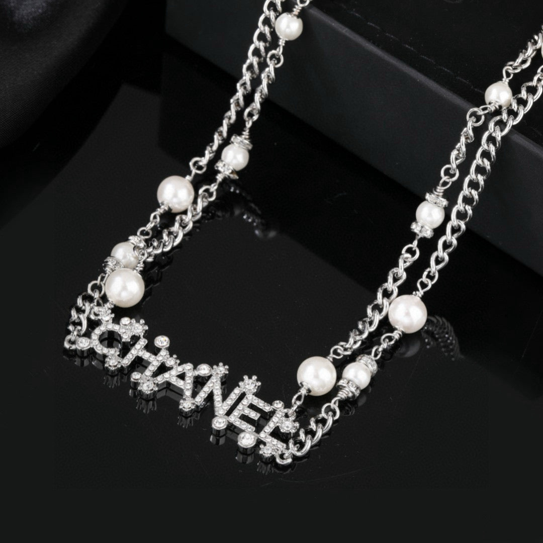 Signature Emblem Jewelry Accessory in Polished Metal-Tone – Design 011 styled product view