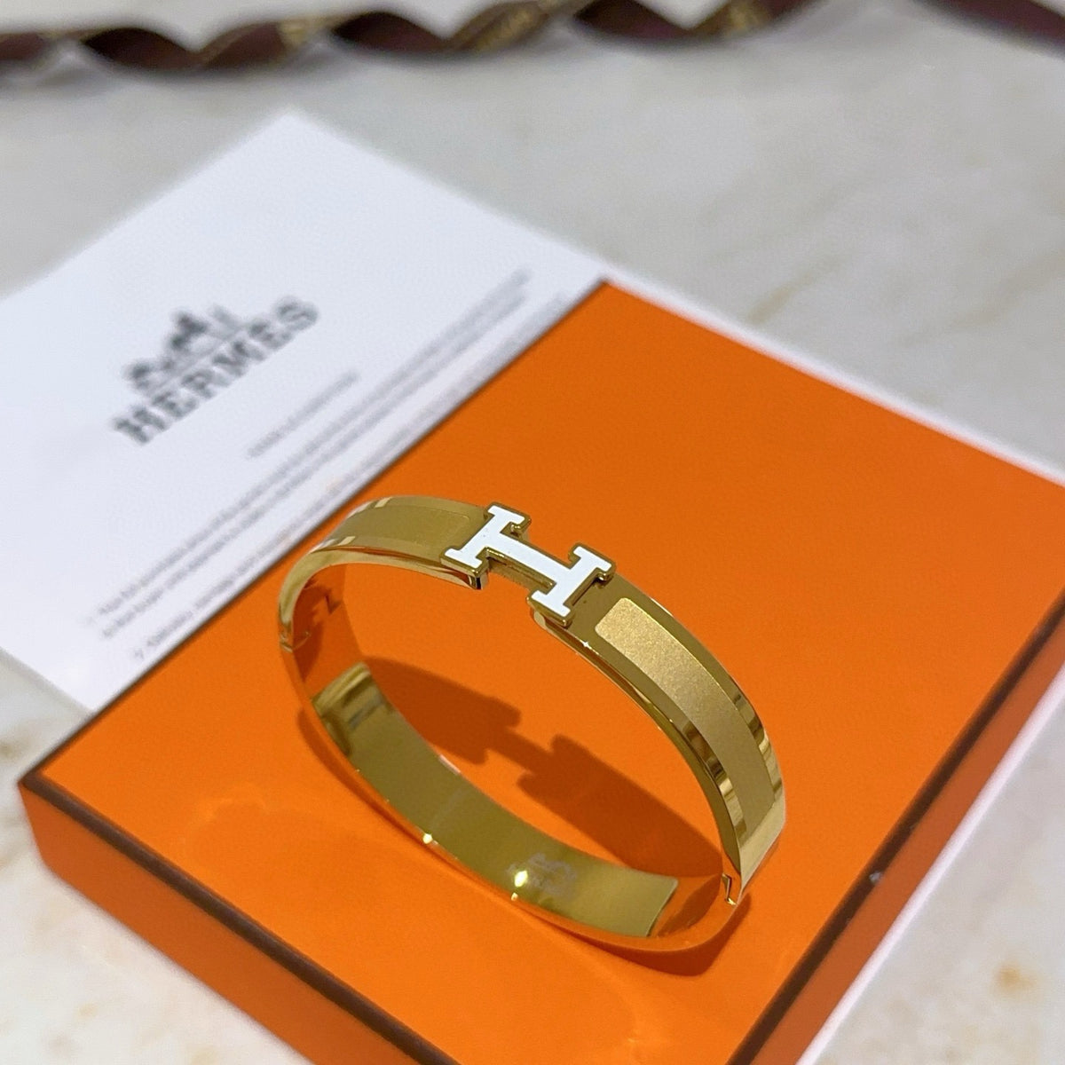 Horse Bangle in Gold-Tone – Design 017 main product view