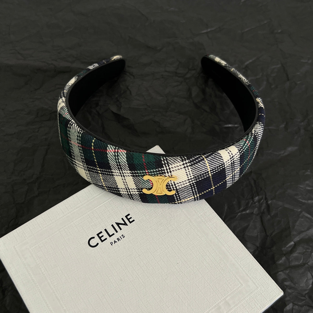 Signature Emblem Hair Tie Accessory – Design 01 side detail