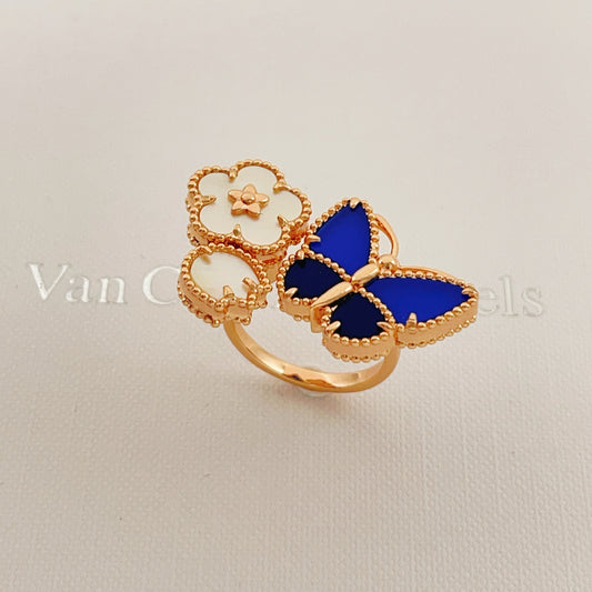 Butterfly Statement Ring in Rose-Gold-Tone main product view