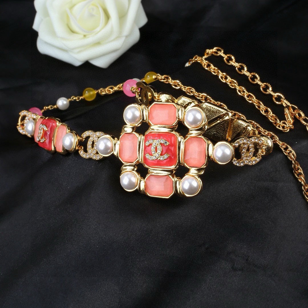 Signature Emblem Jewelry Accessory in Gold-Tone – Design 014 styled product view