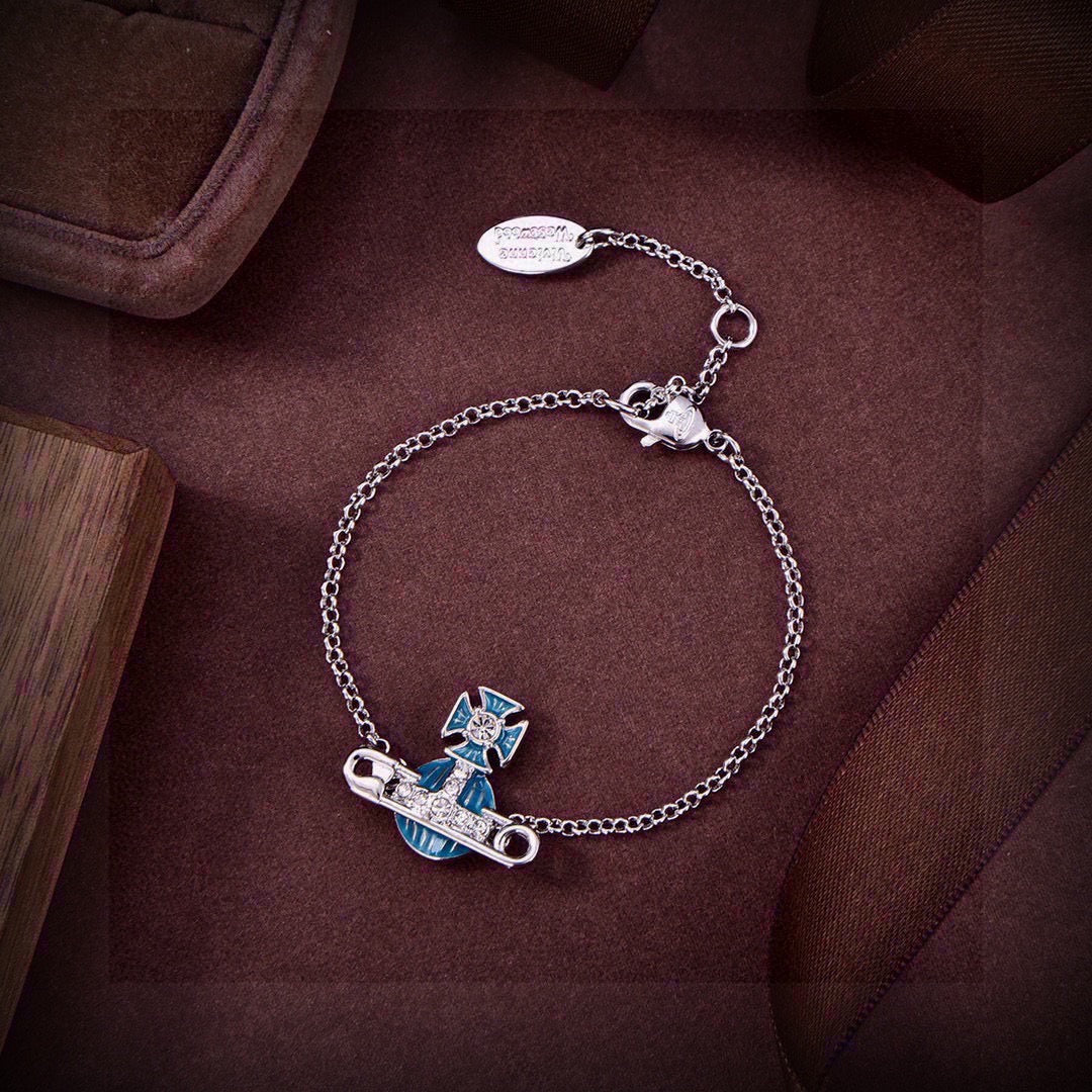 Orb Bracelet in Polished Metal-Tone – Design 006 close-up detail