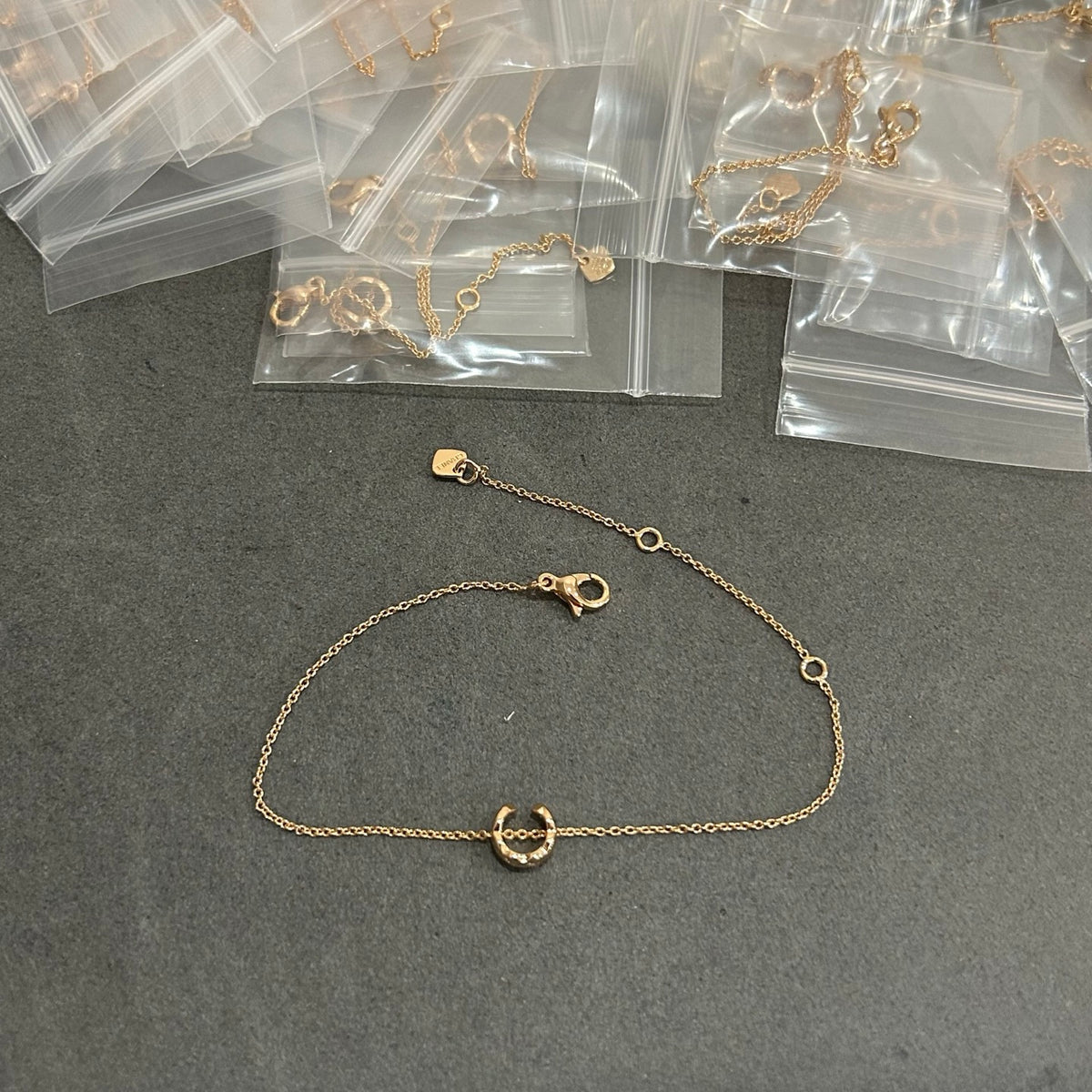 Signature Emblem Bracelet in Polished Metal-Tone – Design 026 main product view