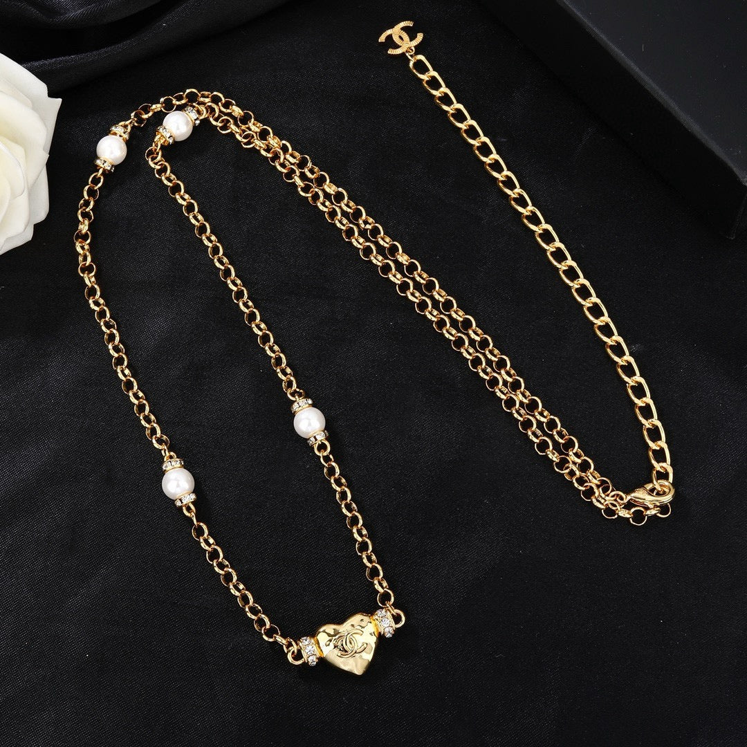 Signature Emblem Jewelry Accessory in Polished Metal-Tone – Design 031 styled product view