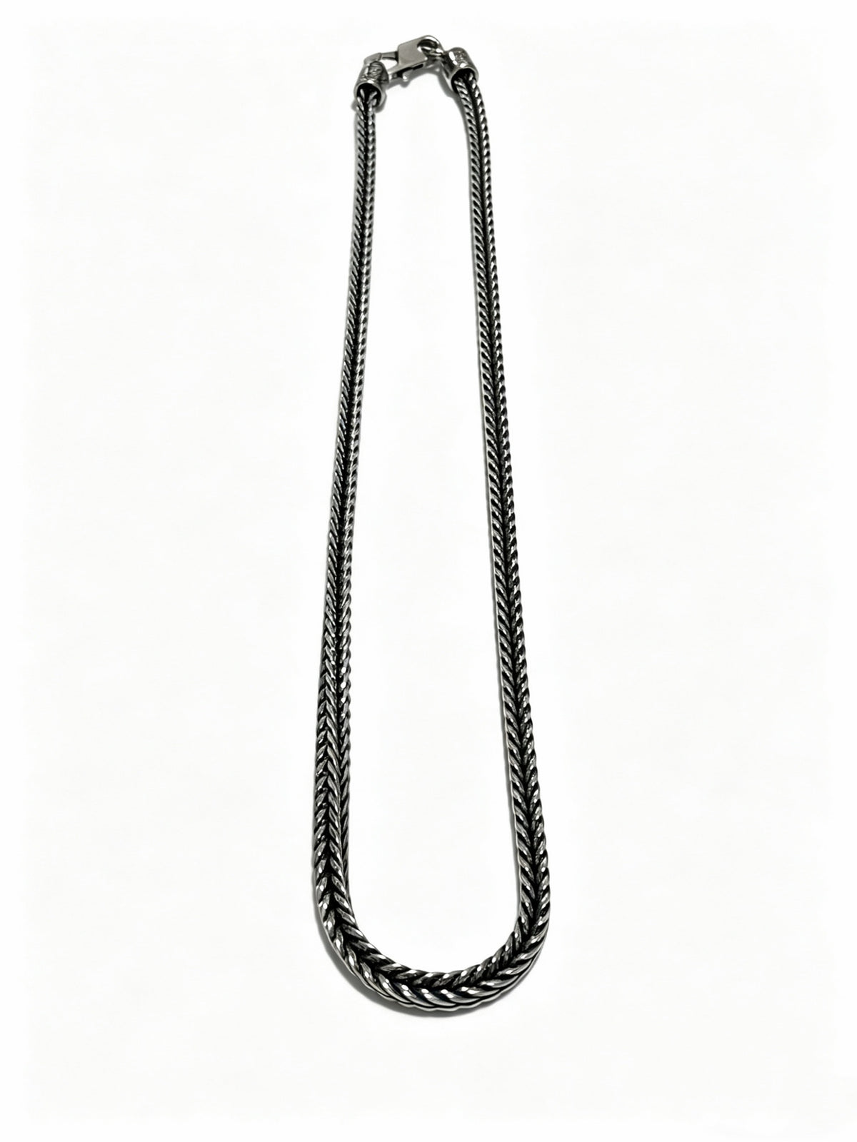 Chain Pendant Necklace in Silver-Tone – Design 019 main product view