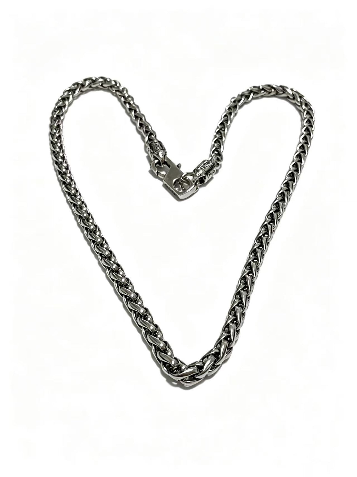 Chain Pendant Necklace in Silver-Tone – Design 018 main product view