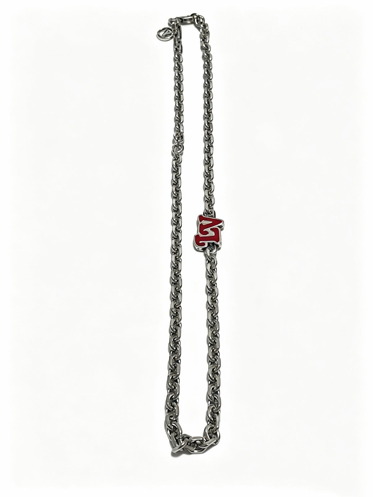 Chain Pendant Necklace in Silver-Tone – Design 017 main product view