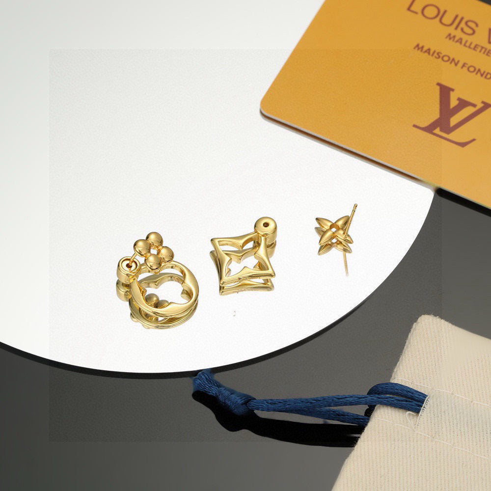 Letter Emblem Brooch in Polished Metal-Tone – Design 005 styled product view