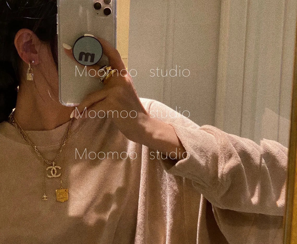 Signature Emblem Statement Ring in Polished Metal-Tone – Design 029 main product view