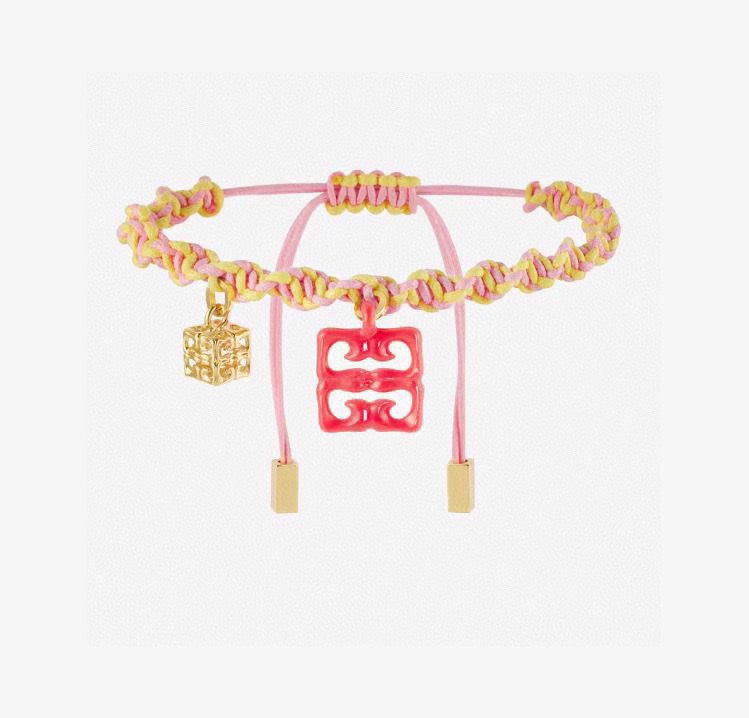 Signature Emblem Bracelet in Polished Metal-Tone – Design 028 front product view