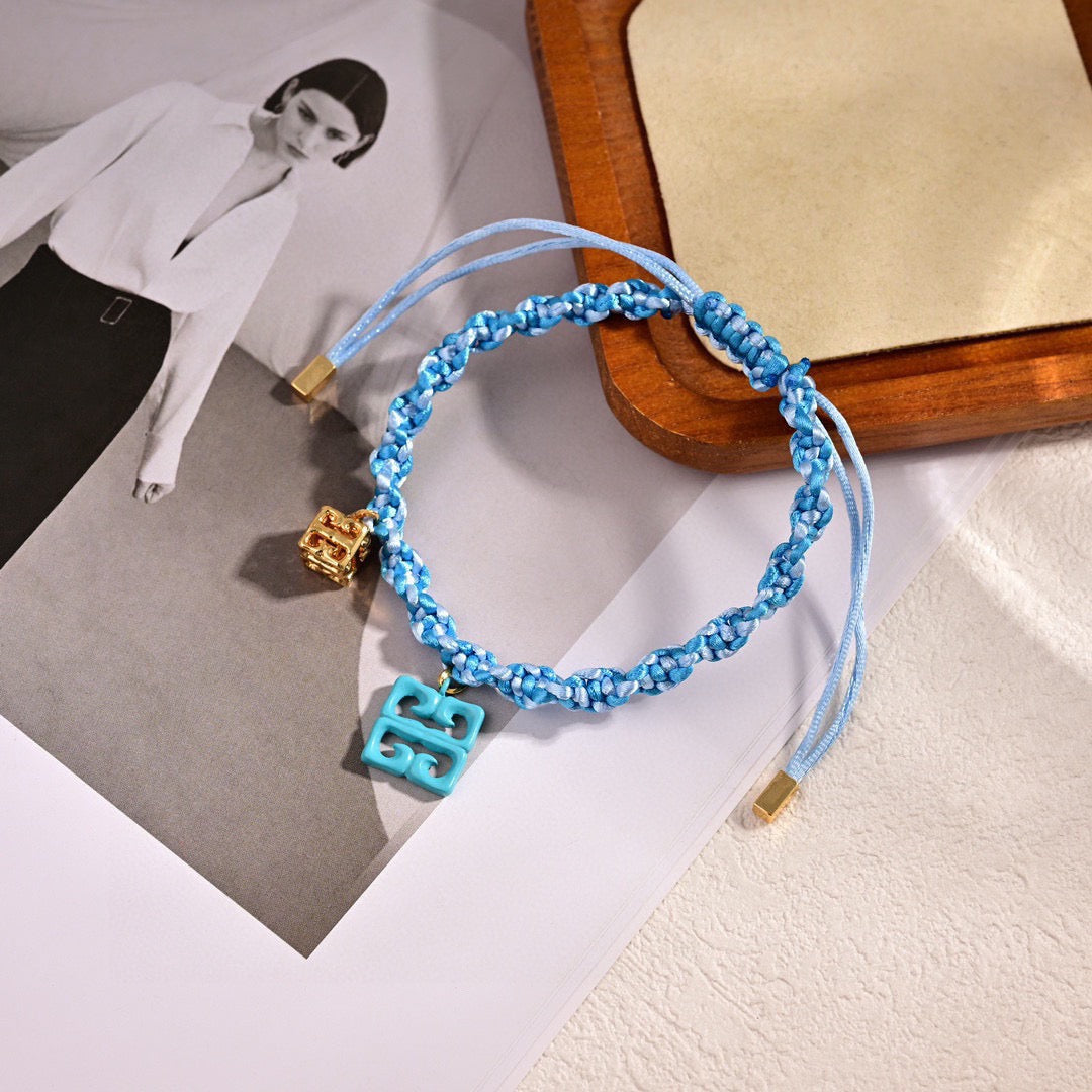 Signature Emblem Bracelet in Polished Metal-Tone – Design 027 styled product view