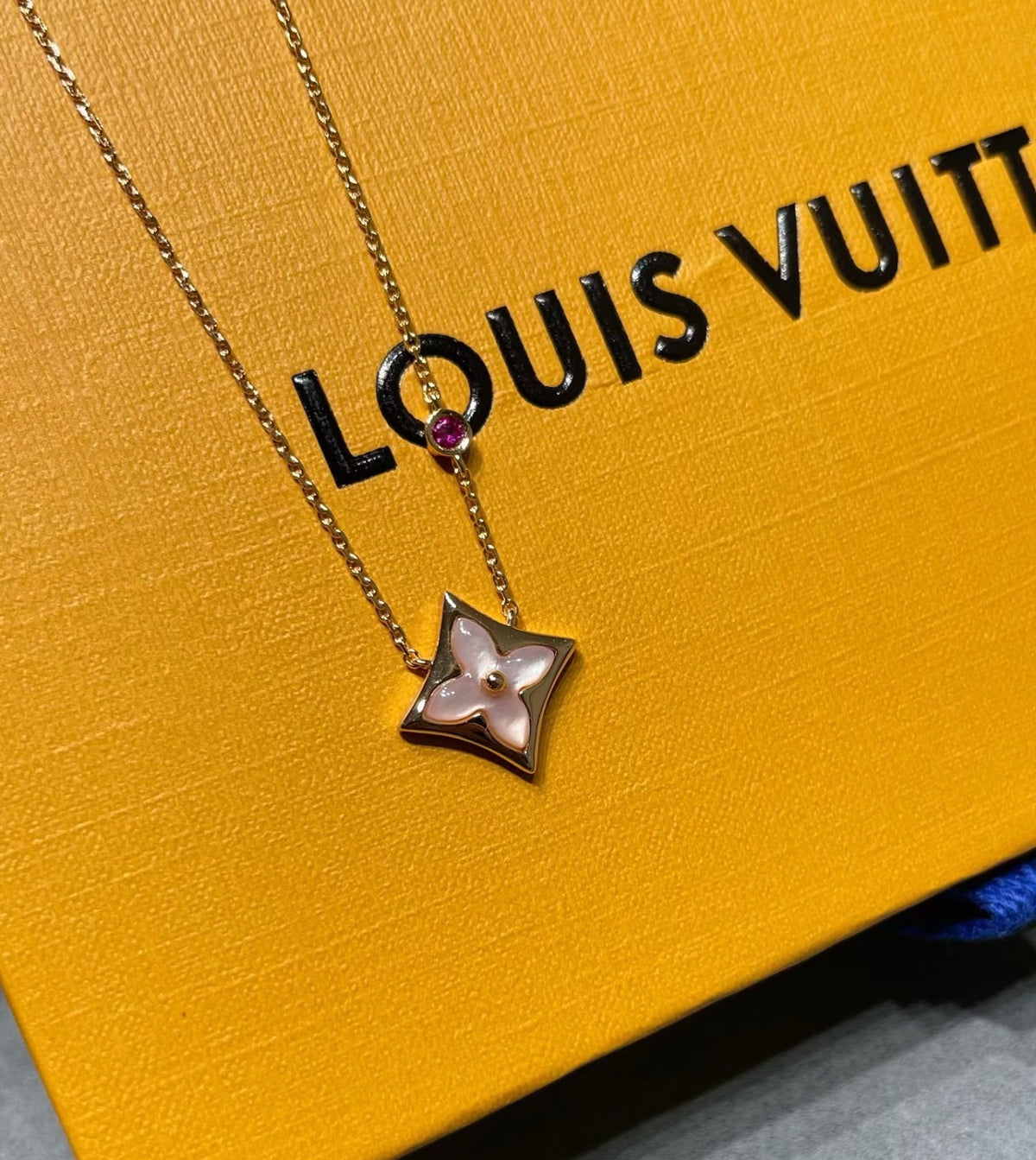 Geometric Emblem Pendant Necklace in Polished Metal-Tone – Design 021 front product view